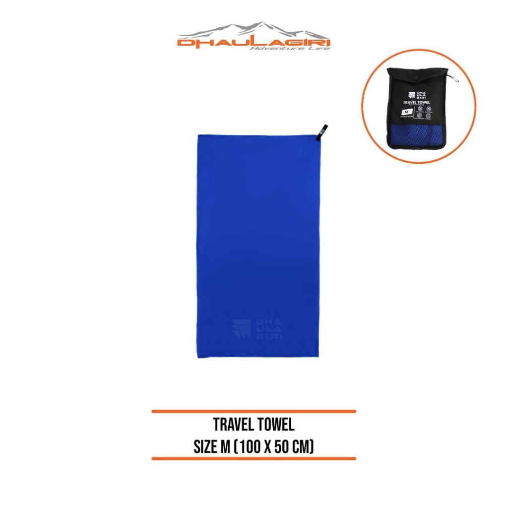 Handuk Microfiber Dhaulagiri Dewasa Handuk Outdoor Camping Hiking Travel Towel