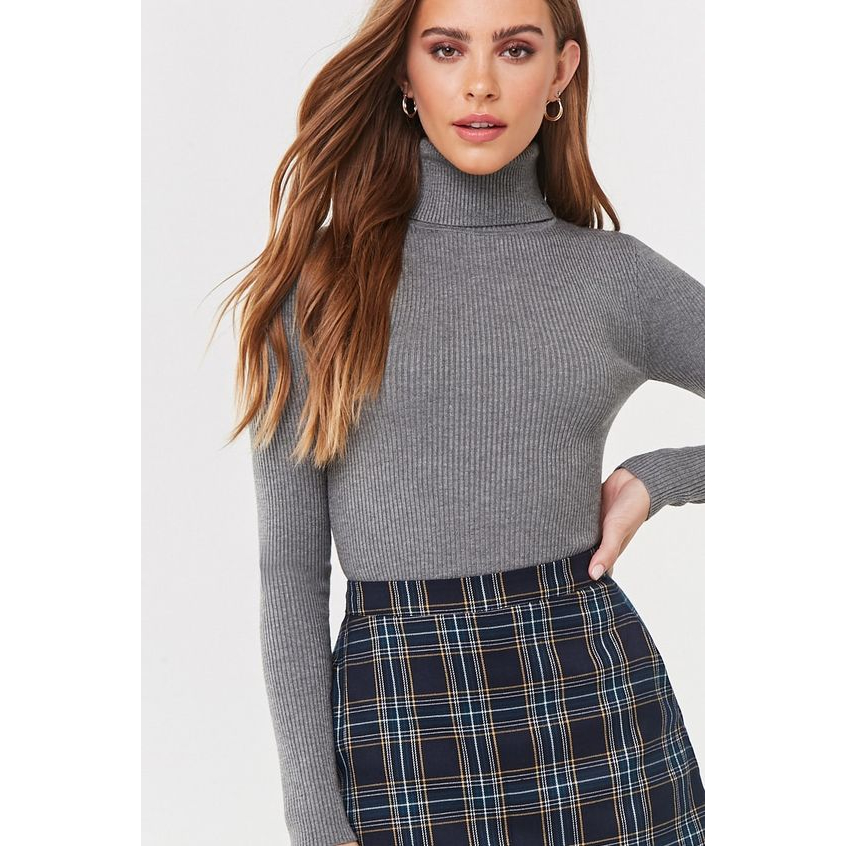 Daleman rajut Turtle neck korean style Tangan Panjang Rajut wanita Pretty