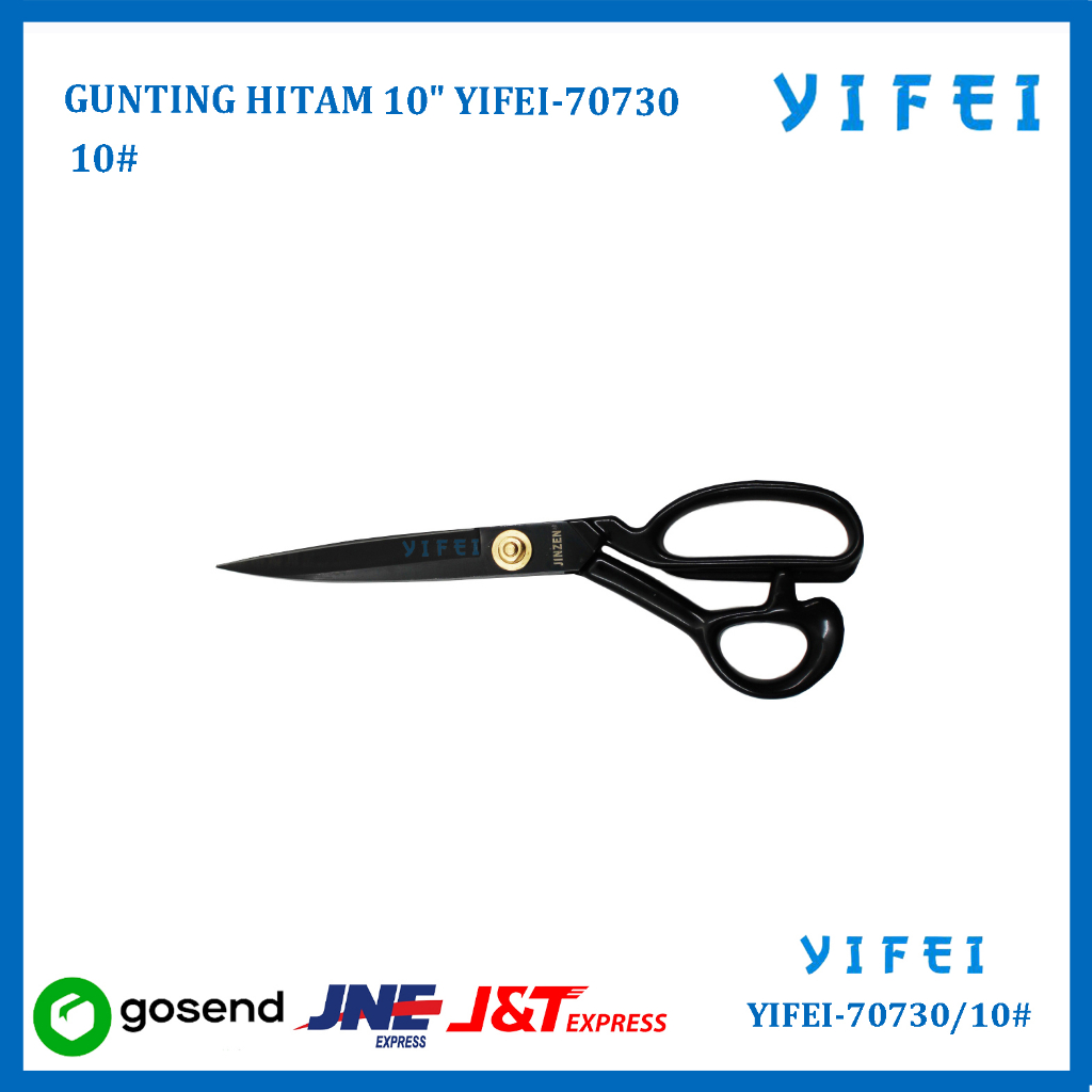 GUNTING HITAM 10&quot; YIFEI-70730/10#