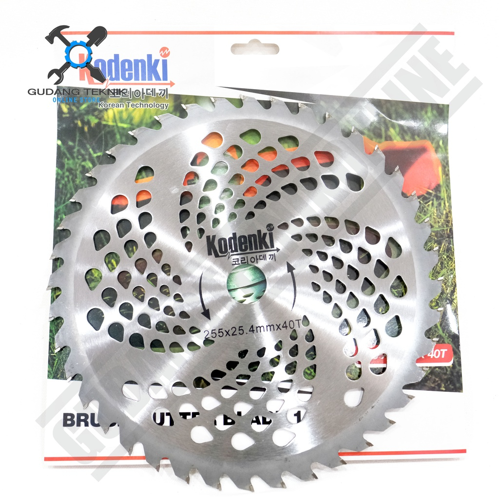 Mata Pisau Bulat Potong Rumput 10&quot; 40T KODENKI LUMOS / Tip Saw Blade 10 Inch 40 Gigi 255mmx25.5mm 10&quot;x40T KODENKI LUMOS