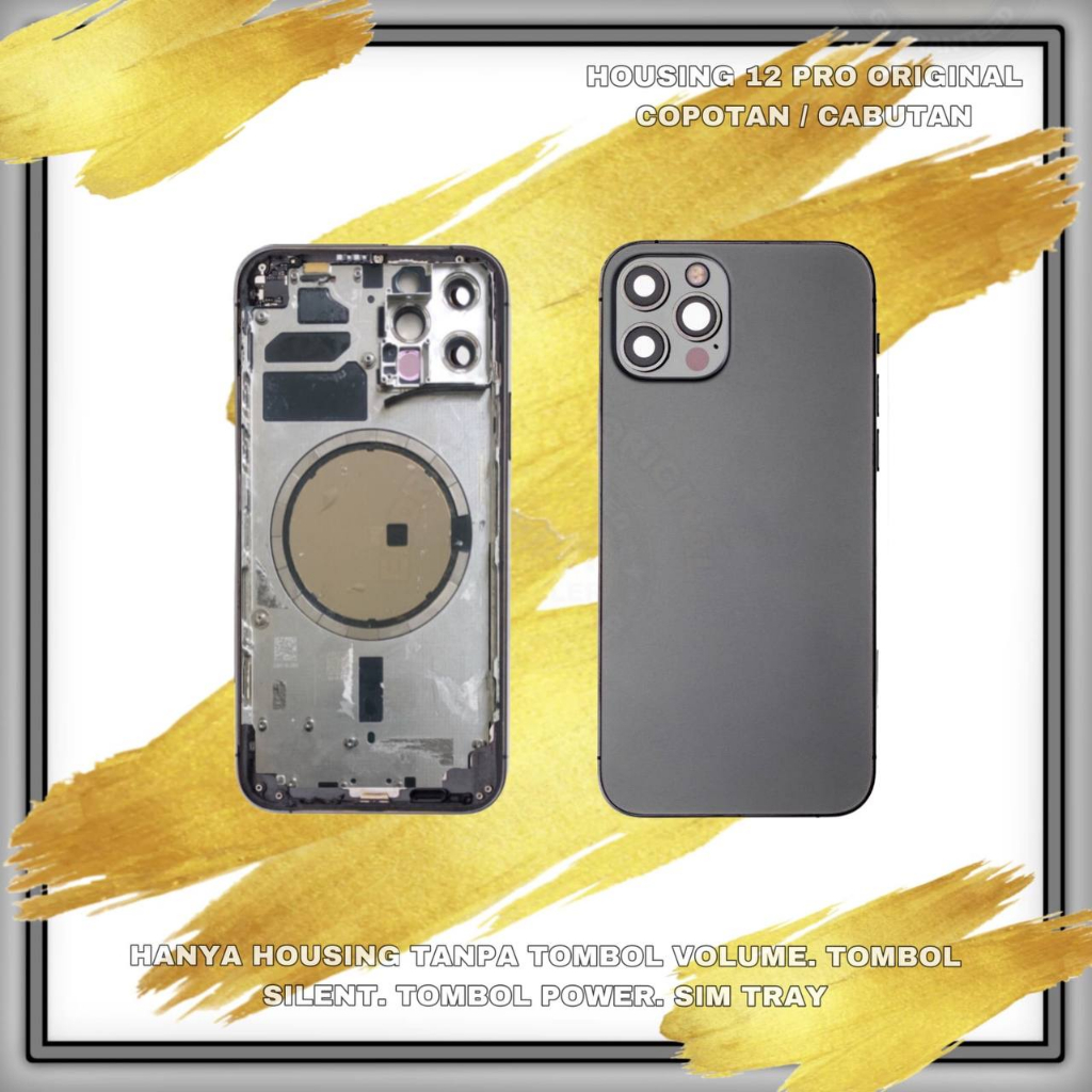 HOUSING / CASING 12 PRO COPOTAN ORIGINAL BEKAS KEMULUSAN 80%