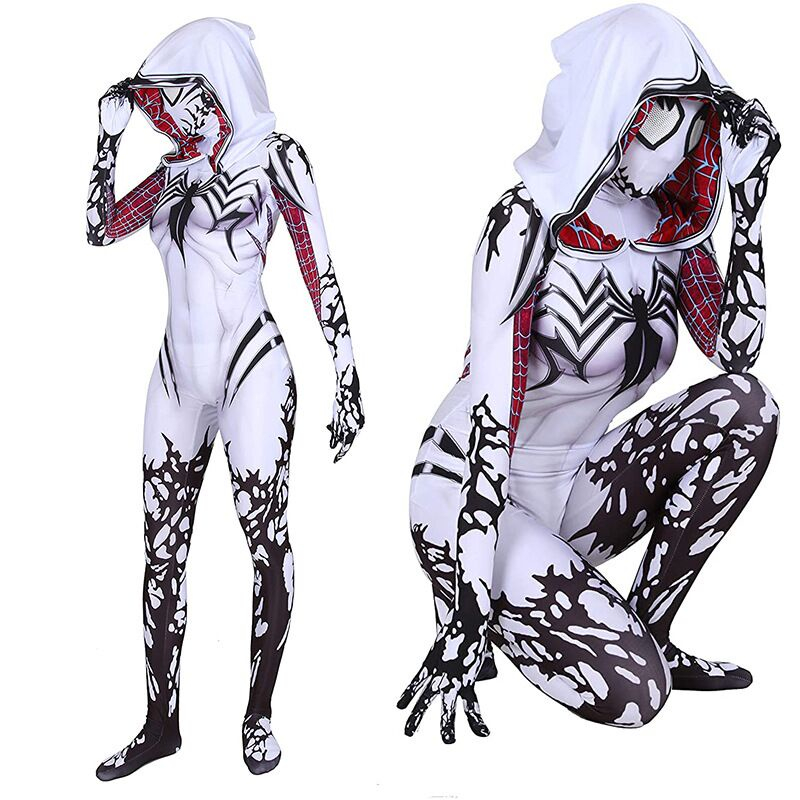 Halloween Cosplay Kostum Anak Spiderman Gwen Dan Miles Adult Spiderman Baju Miles