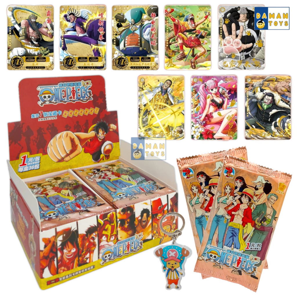 180 Pcs Kartu Anime One Piece 1 Box Grosir Cards 36 Pack