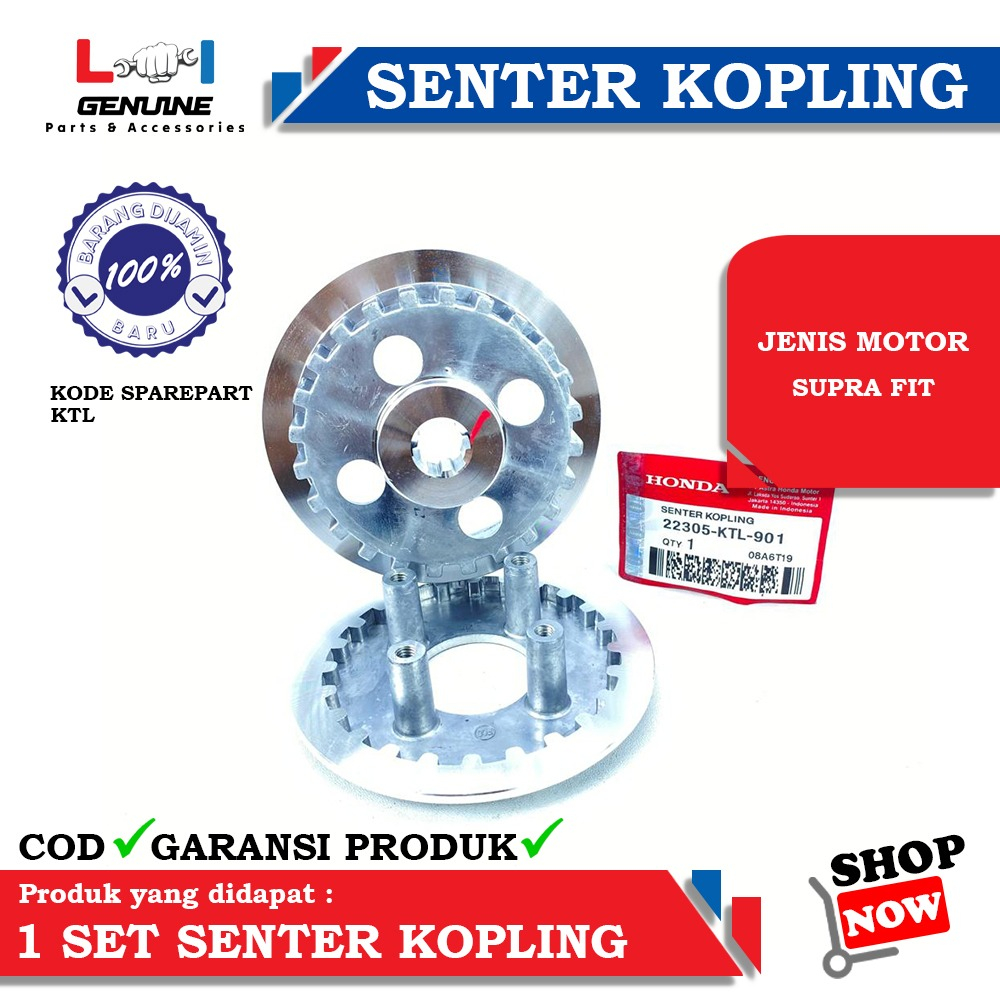 -LOI- RUMAH KOPLING ASSY SENTER KOPLING SET LAWAN KAKI 4 SUPRA FIT KTL