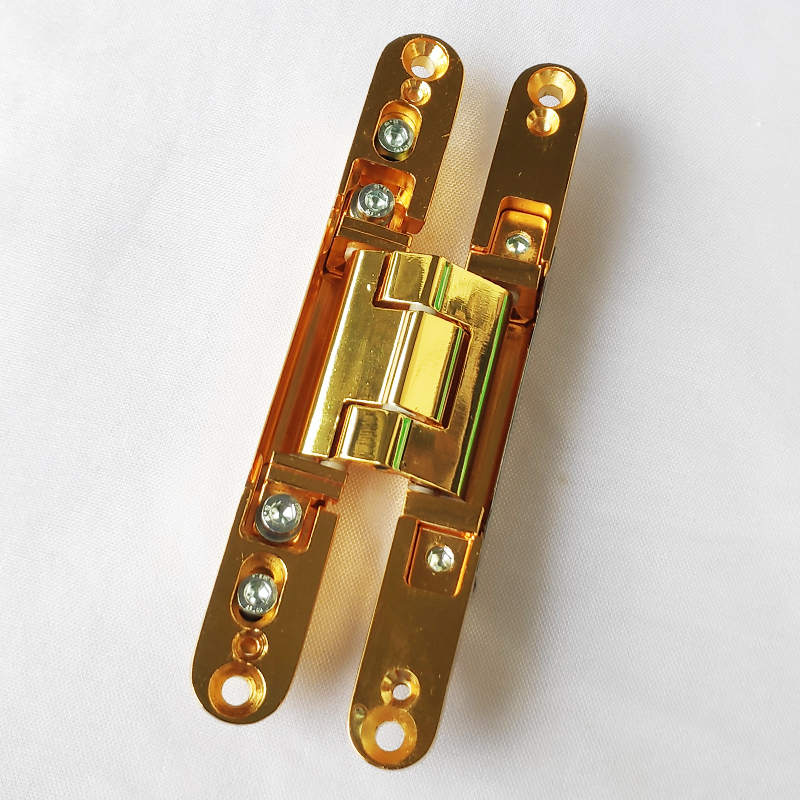 1PCS ENGSEL PINTU TANAM GOLD 155 CONCEALED HINGE ENGSEL TANAM ALUMINIUM