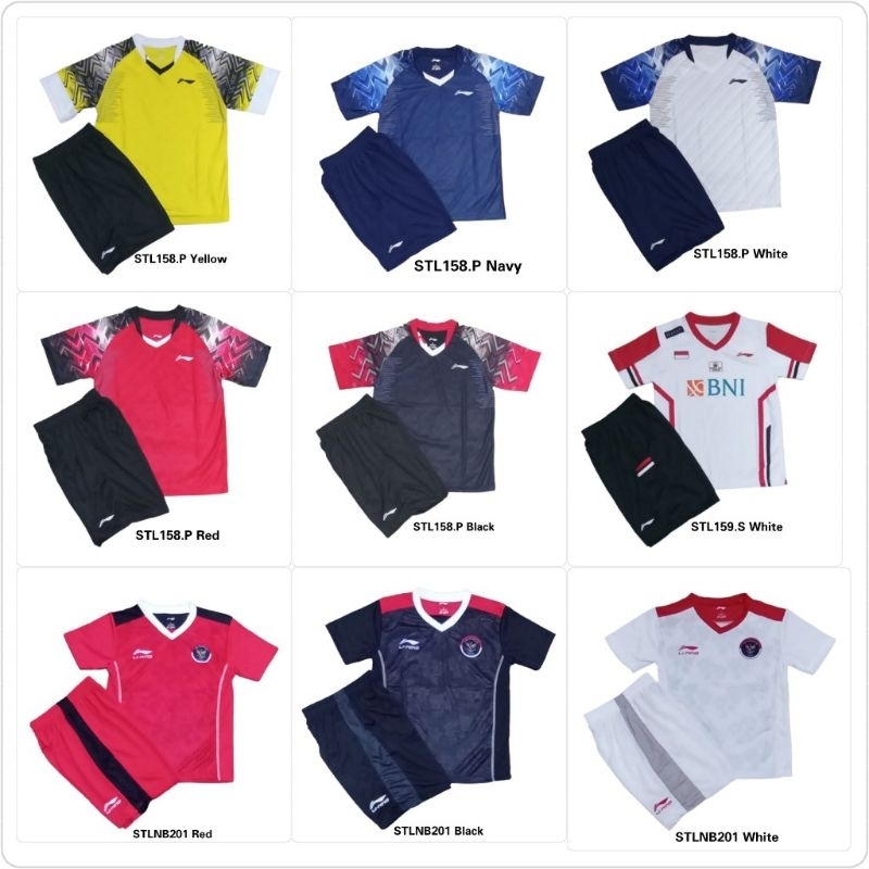 Setelan Bulutangkis Anak / Setelan Badminton Kids Bulutangkis Junior / Jersey Badminton / Setelan Seragam Badminton Bulutangkis Anak / Baju Olahraga Anak / Setelan Olahraga Badminton Kids Junior / Jersey Turnamen Badminton Junior / Pakaian Olahraga Anak