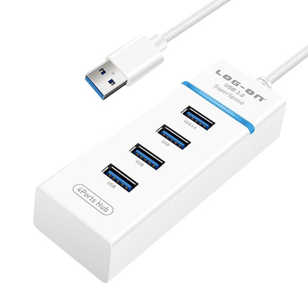 USB HUB LOGON 3.0 4port High Speed Power USB A to USB A, 0.15 meter PROMO SEN