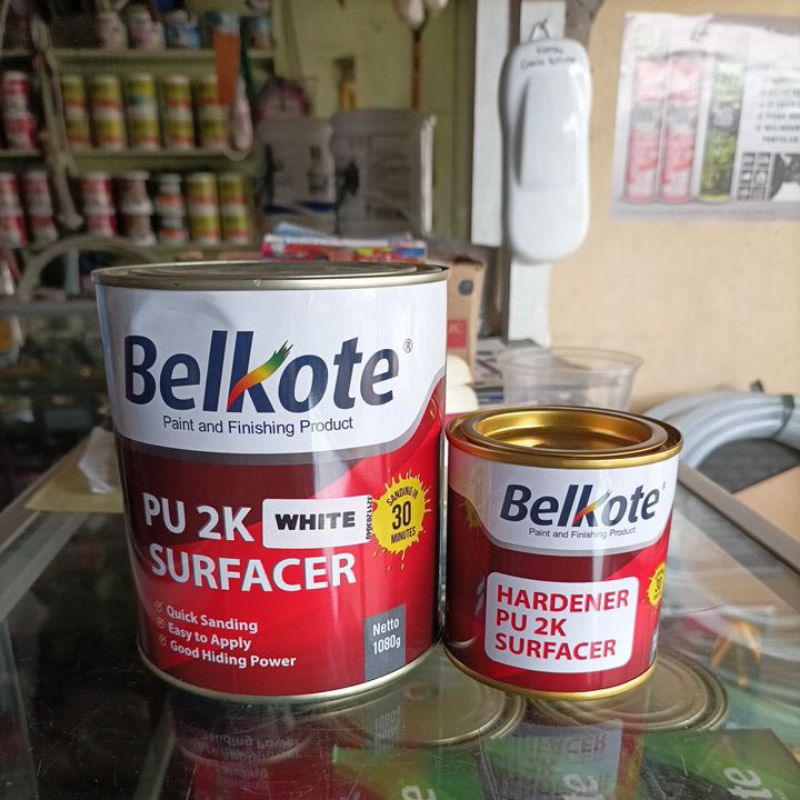 Belkote PU 2k Surfacer Grey 1Kg