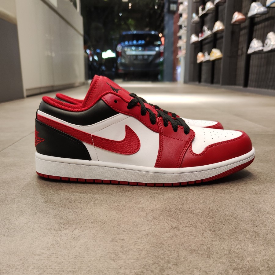 Nike Air Jordan 1 Low Gym Red Black Chicago Bulls Original