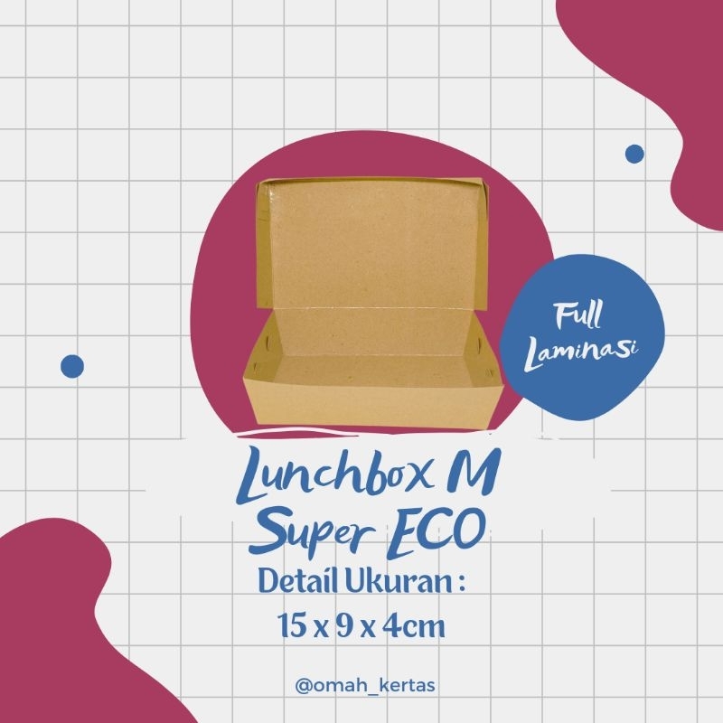 Paper Lunchbox Murah Full Laminasi