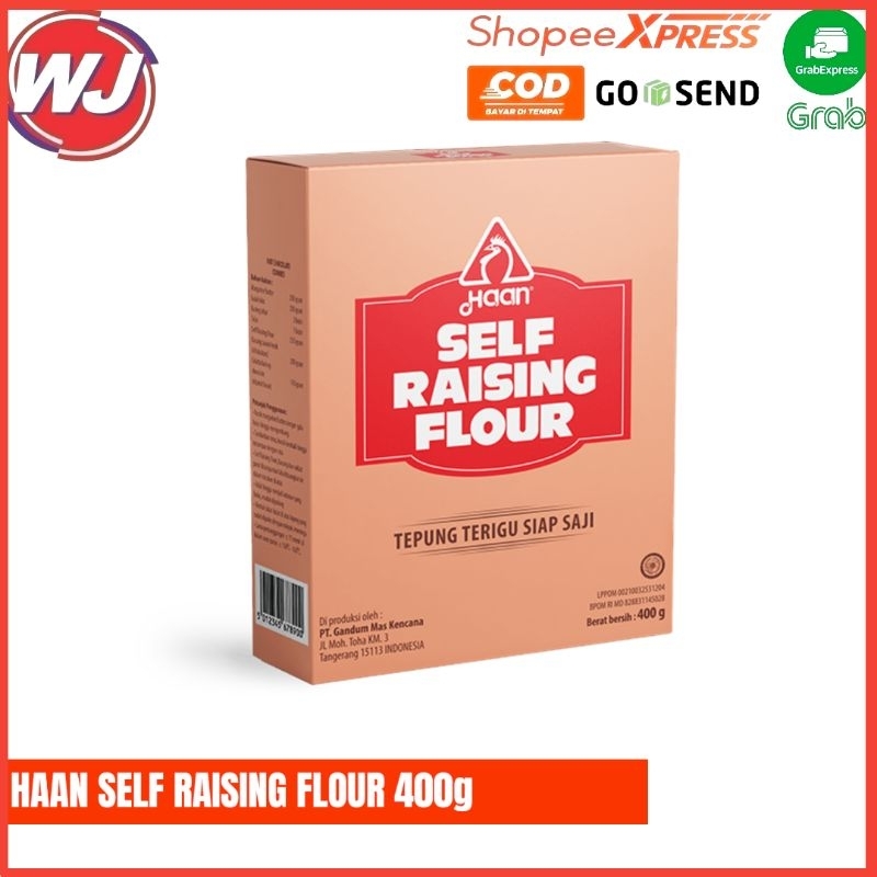 

HAAN SELF RAISING FLOUR 400g