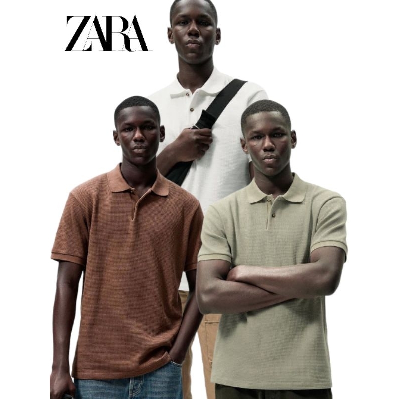 BAJU KAOS POLO ZARA - BAJU POLO PRIA