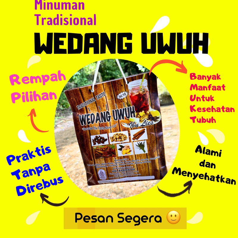 

Wedang Uwuh Ibu Lies Isi 10 Ready