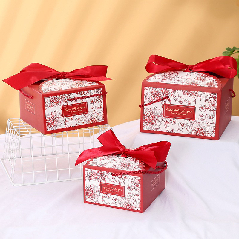 

Kotak Pita Tenteng Floral Gift Box Dus Kue Snack Mooncake