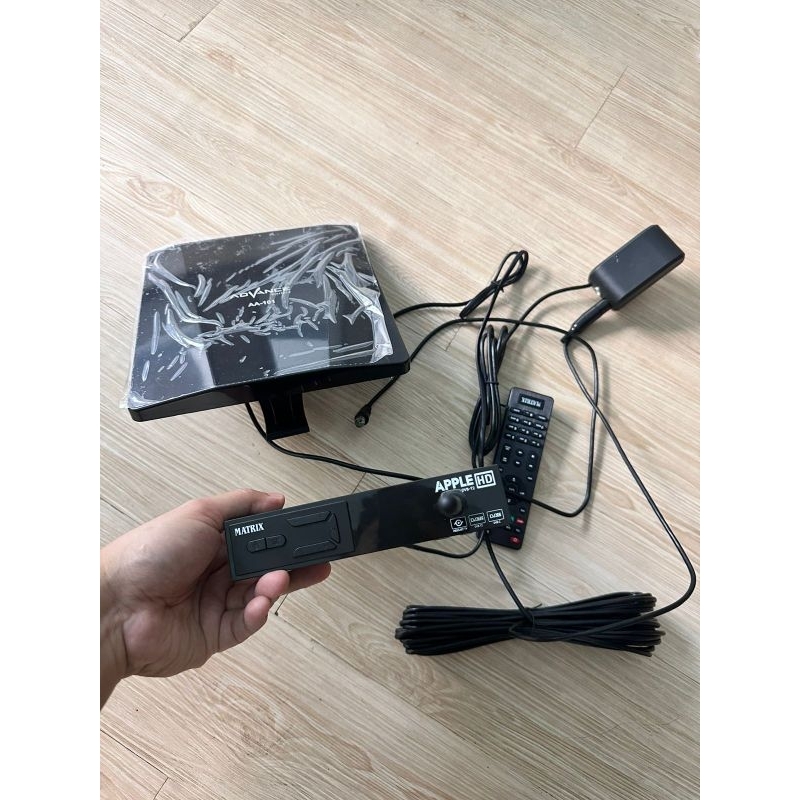 Antena TV STB Matrix Lengkap Normal Bekas pemakaian