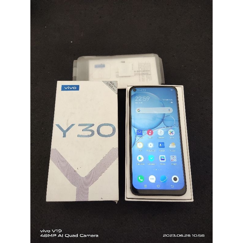 (SECOND) Vivo Y30 ram 4/128 Fullset Segel