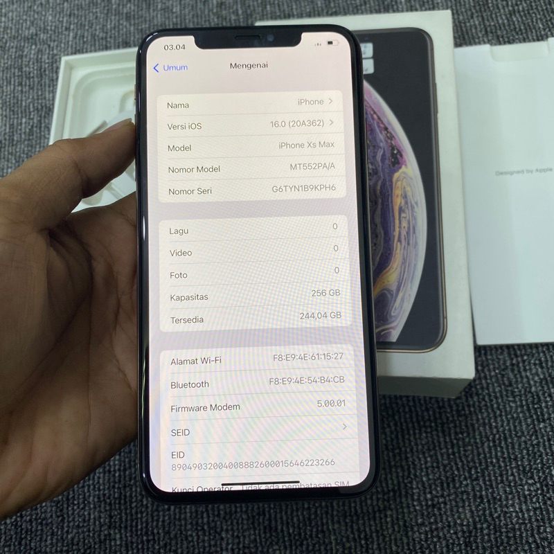 apple iPhone xs max 256gb Resmi iBox