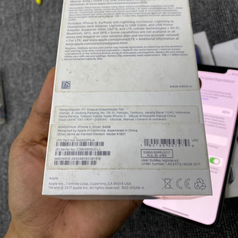 iPhone x 64gb Resmi iBox
