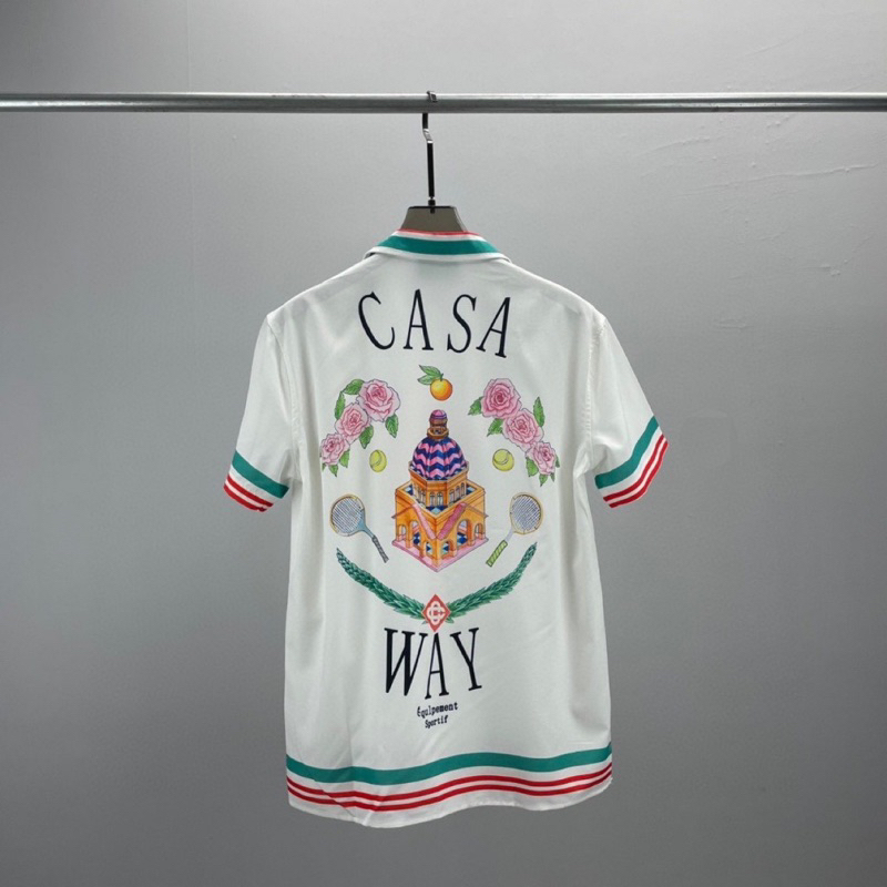 Kemeja Casablanca Nylon Shirt Summer Kemeja Lengan Pendek Casual