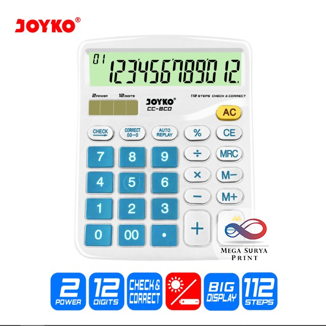 

Joyko kalkulator CC-8C0