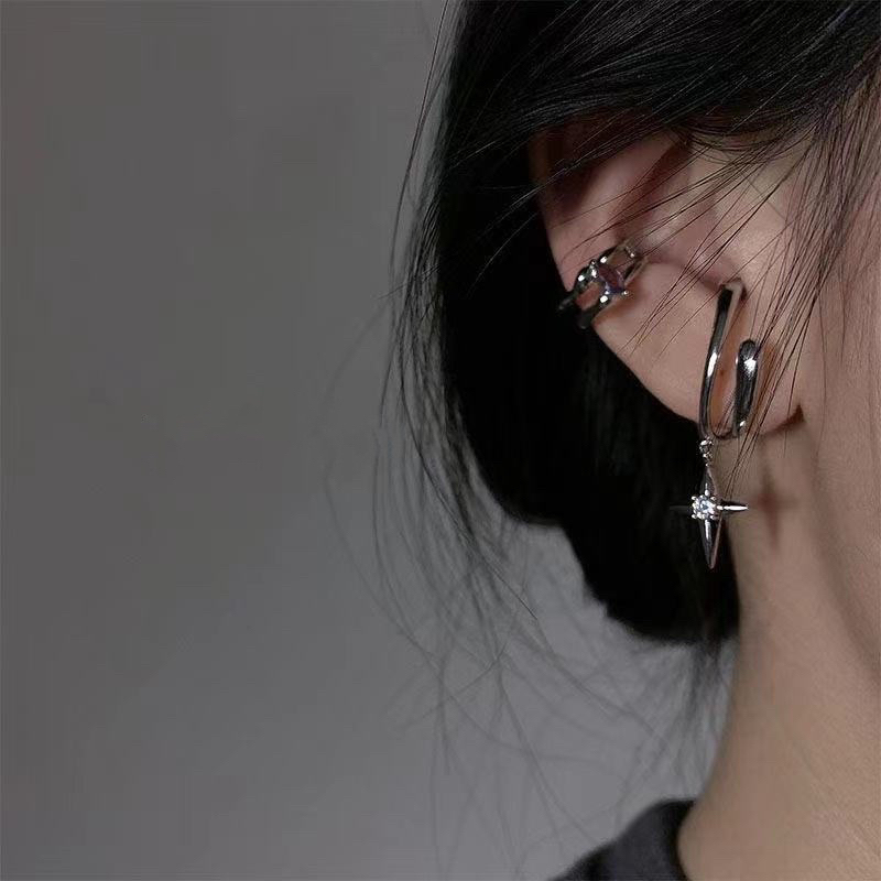 Izzy silver earclip / anting tanpa tindik