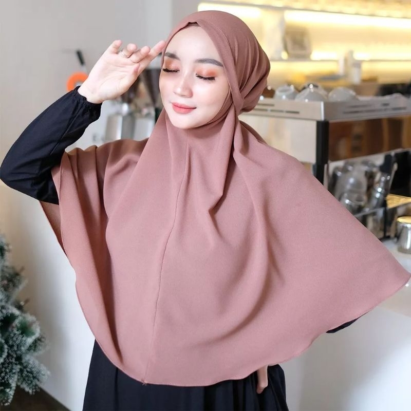 Elbuff - Hijab Syari Bergo Instant / Kerudung Instan Bergo Baiti Premium