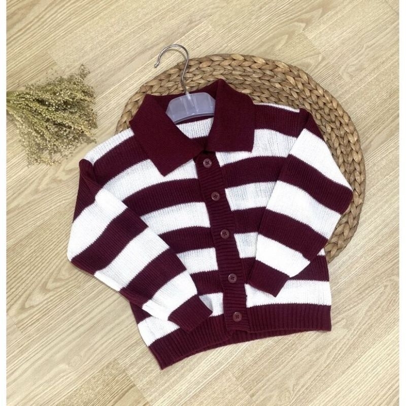 SODAYSHOP CARDIGAN SALUR SWEATER RAJUT ANAK