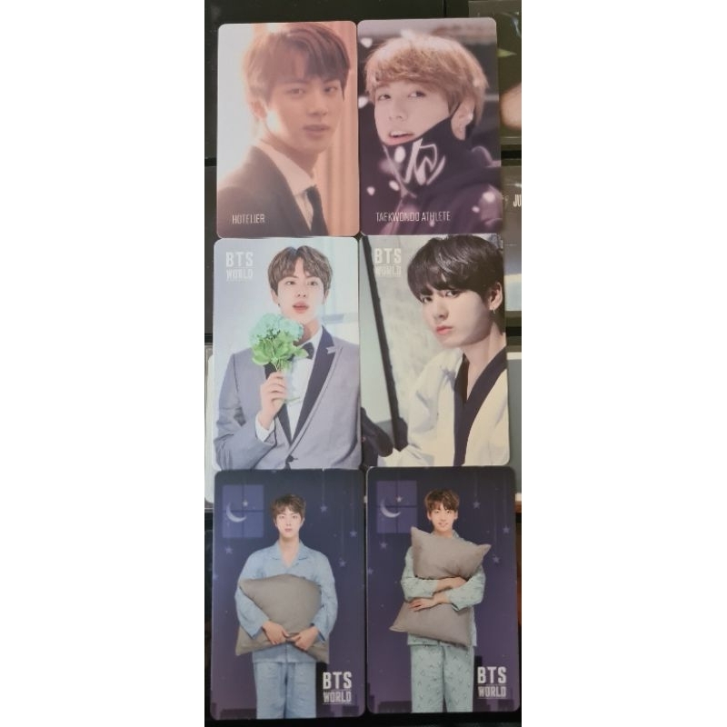 BTS - Jin dan Jungkook pc (dari bts world limited edition)