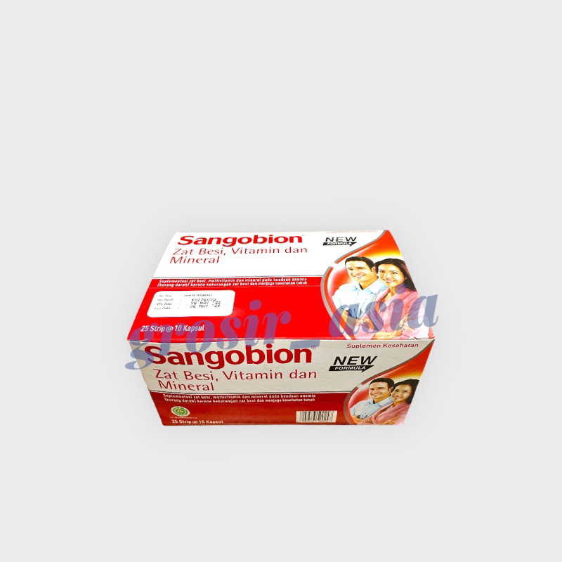 Sangobion Kapsul 1 Box Isi 25 Strip