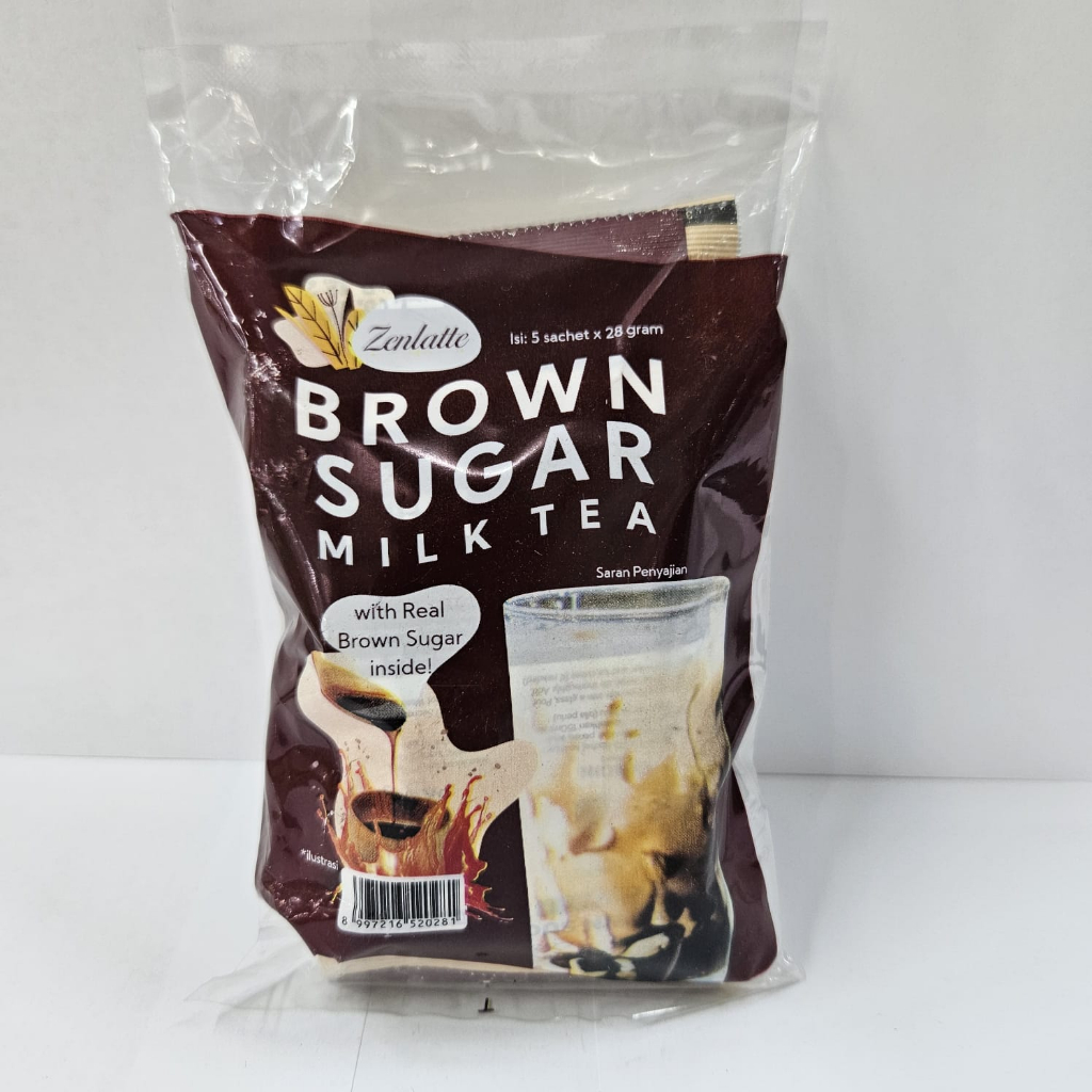 Zenlatte Brown Sugar Milk Tea 5x28 gram