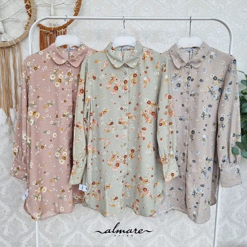 Blus Motif Bunga