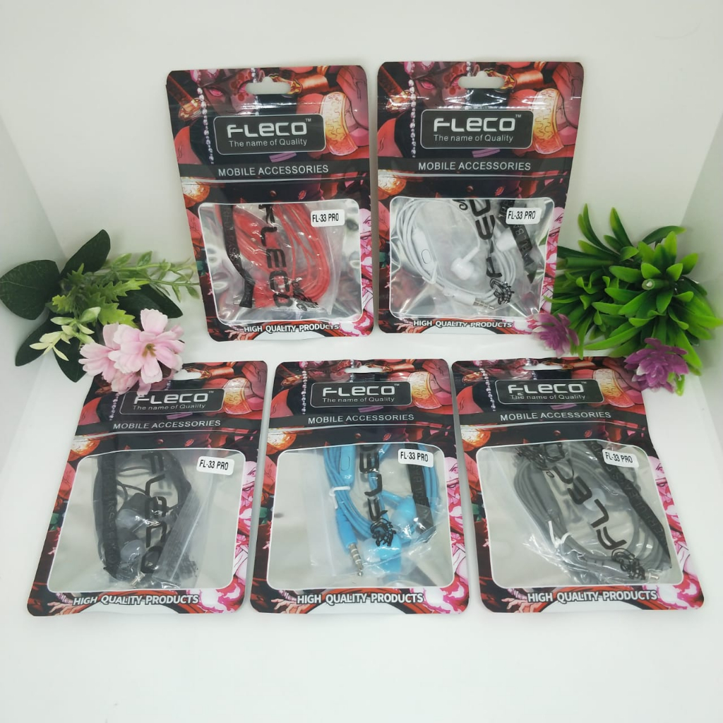 HANDSFREE ORIGINAL EARPHONE FLECO FL33 PRO CANDYPACK