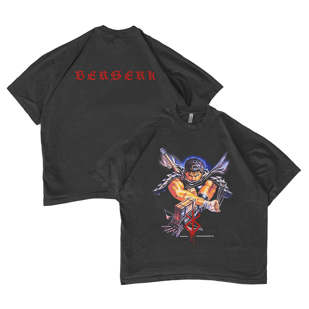 Berserk Guts Oversized T-shirt Vintage Bootleg #21