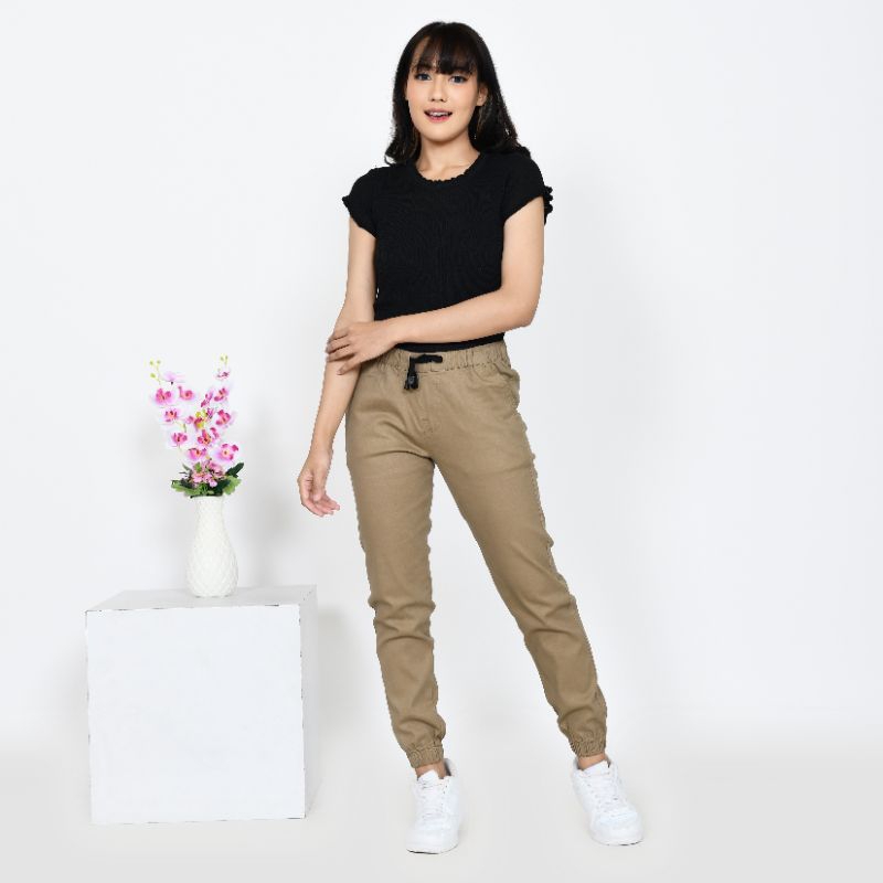 Promo Outfit celana panjang Jogger Chinos pria dan wanita Jumbo