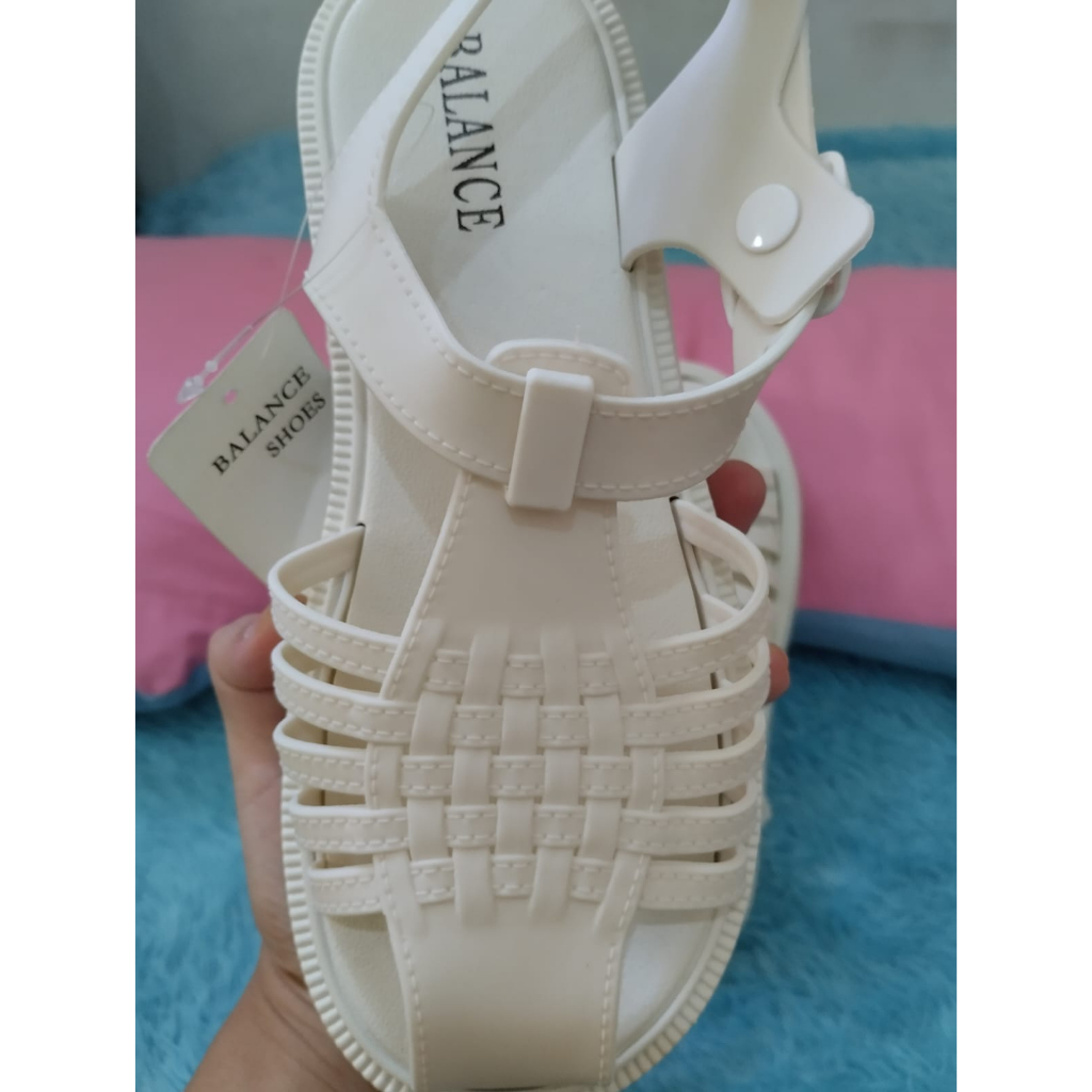 Sepatu Sandal jelly Wanita dewasa import trendy code 972-A1 size 37-40