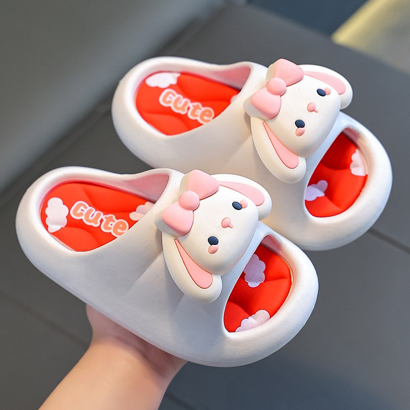 WALVA-S001 Sandal Anak Perempuan Karakter Bunny Kelinci Lucu Sendal Import Nyaman Slip On Keren Kekinian Terbaru