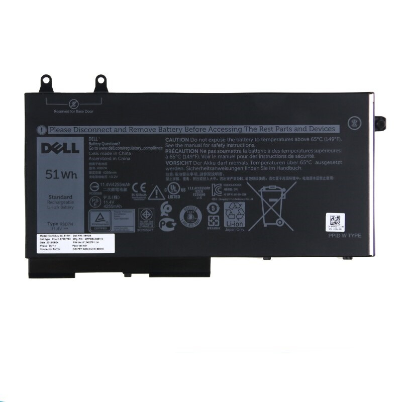 Baterai 4GVMP Dell Latitude 5400 5410 5500 5510 1V1XF R8D7N RF7WM ORI