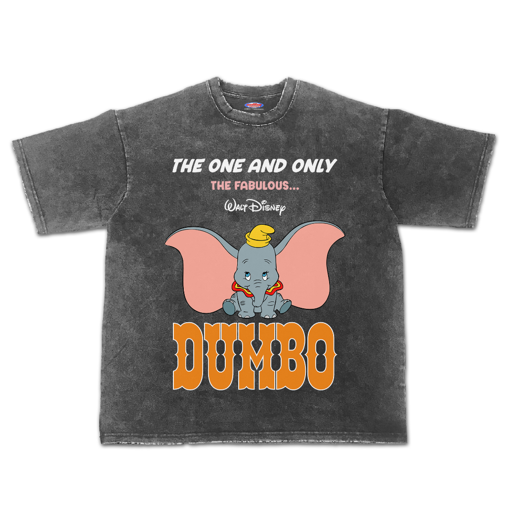 Kaos Dumbo Disney Oversize Stone Wash