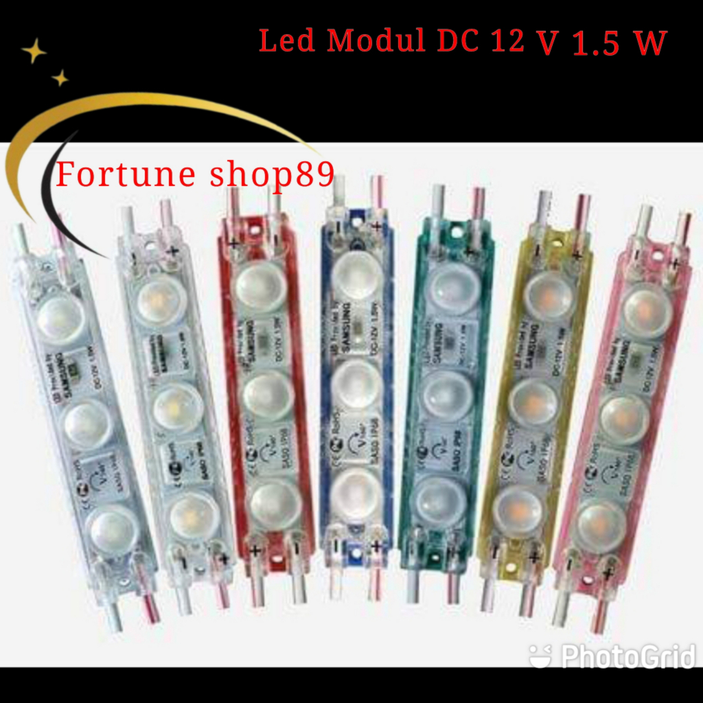 LED Modul Samsung saso 3 Mata DC 12 V Led Module 1,5watt