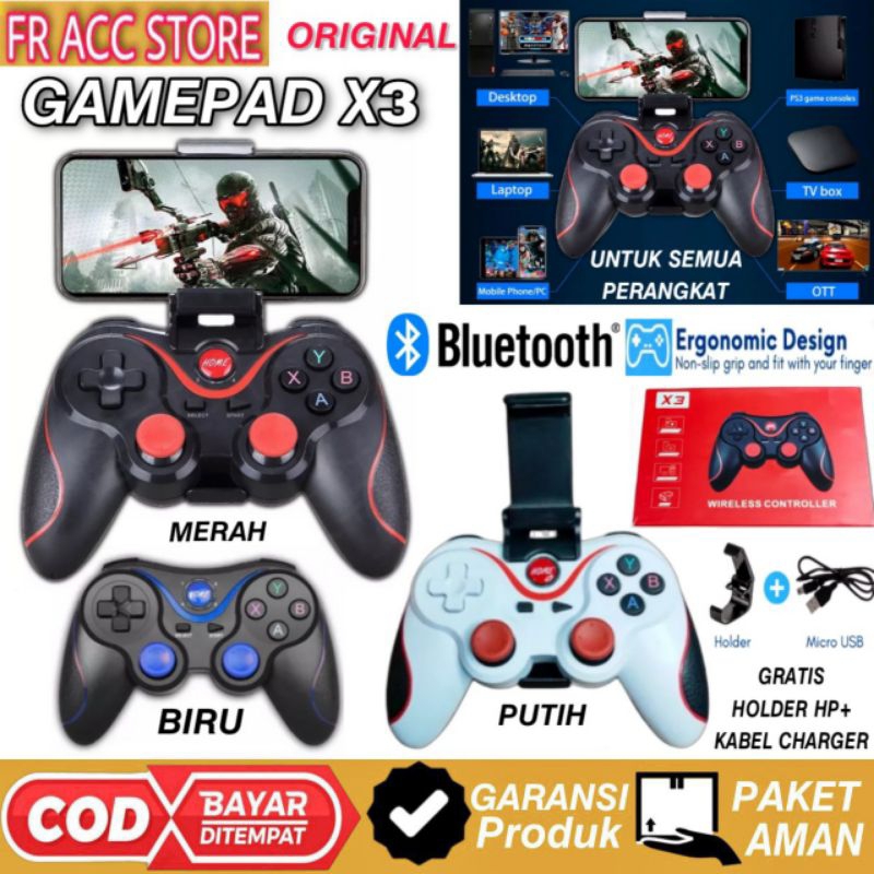 Gamepad X3 / GAMEPAD T3 ORIGINAL GAMEPAD BLUETOOTH joystick wireless