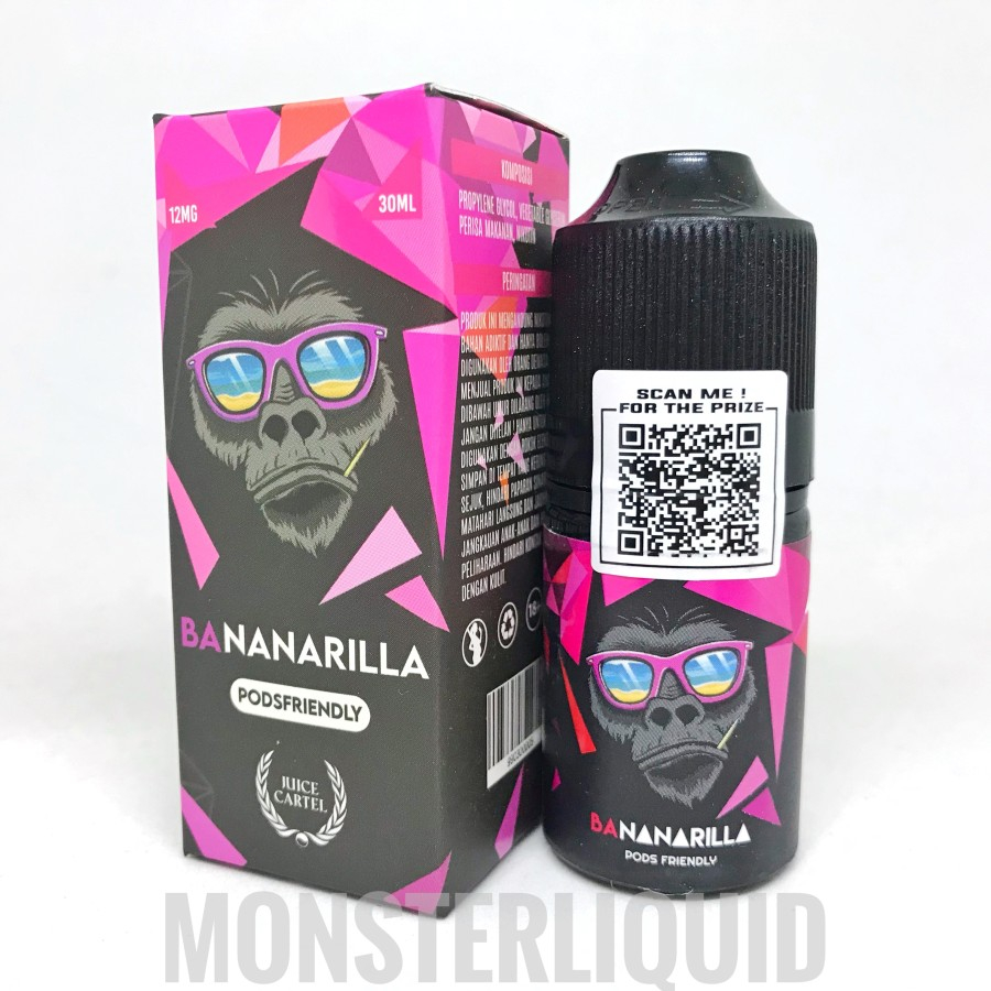 PODS BANANARILLA BANANA STRAWBERRY 12MG 30ML