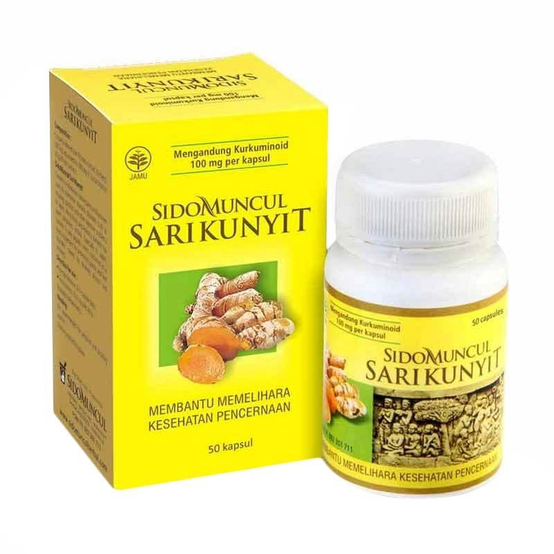 

SIDOMUNCUL SARI KUNYIT (obat pencernaan) 50 kapsul