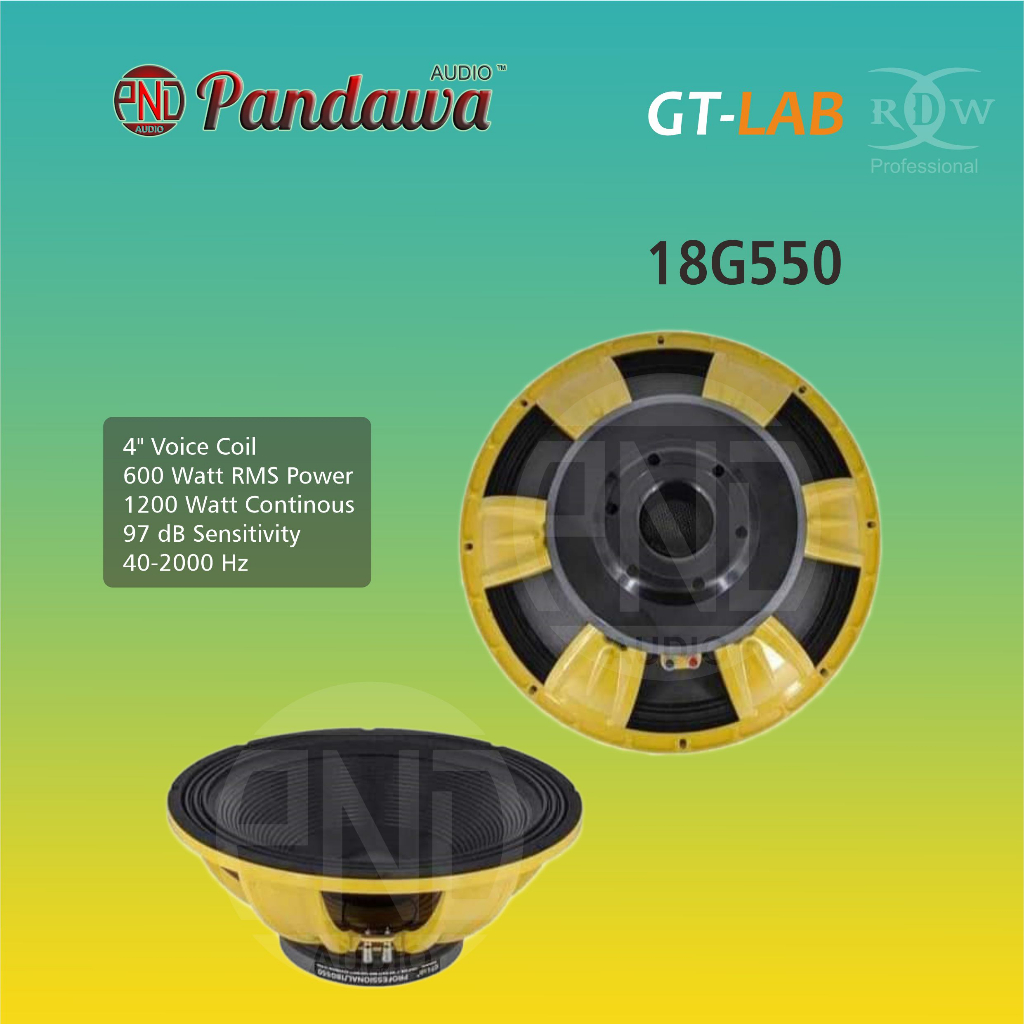 Speaker GT Lab 18G550 by RDW