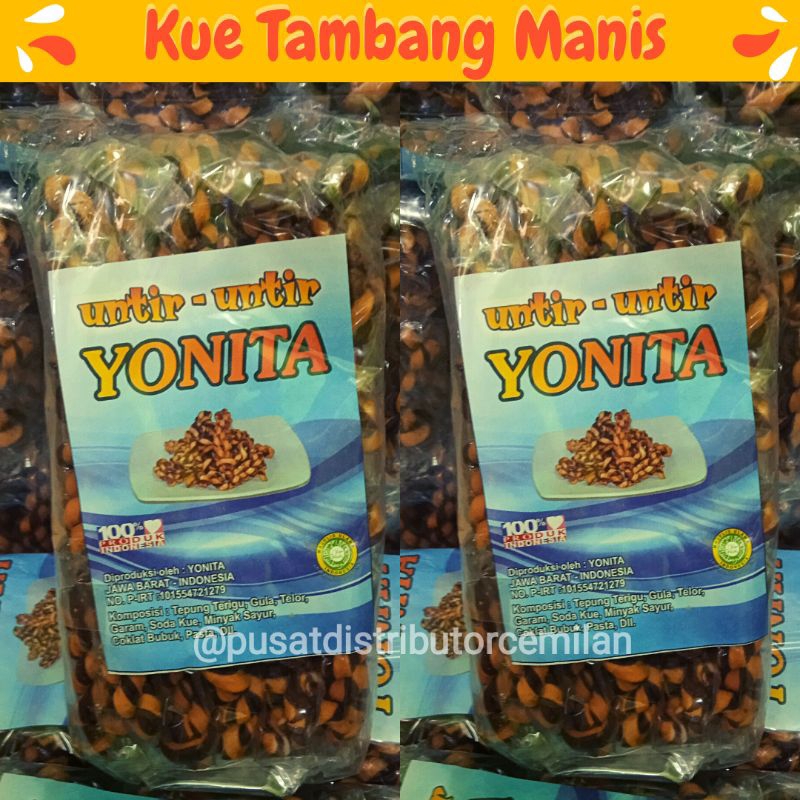 

Kue Kepang Keripik Tambang Manis 1 Pack isi 20