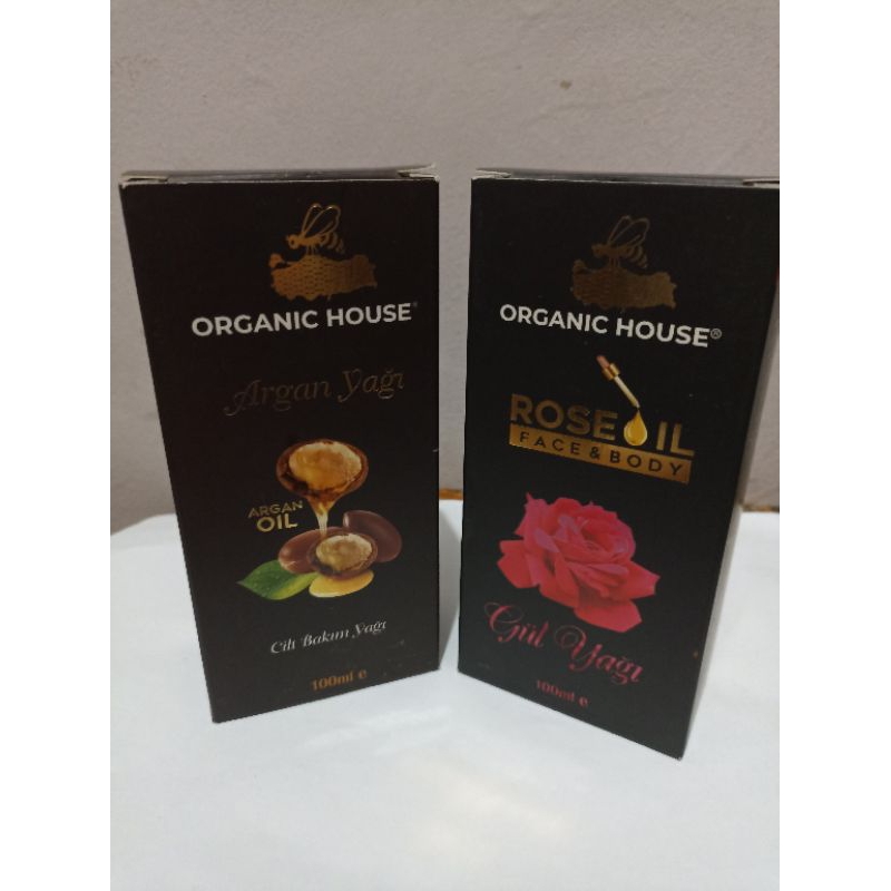 Stock limited Argan Oil dan Rose Oil dari Organic House Turki