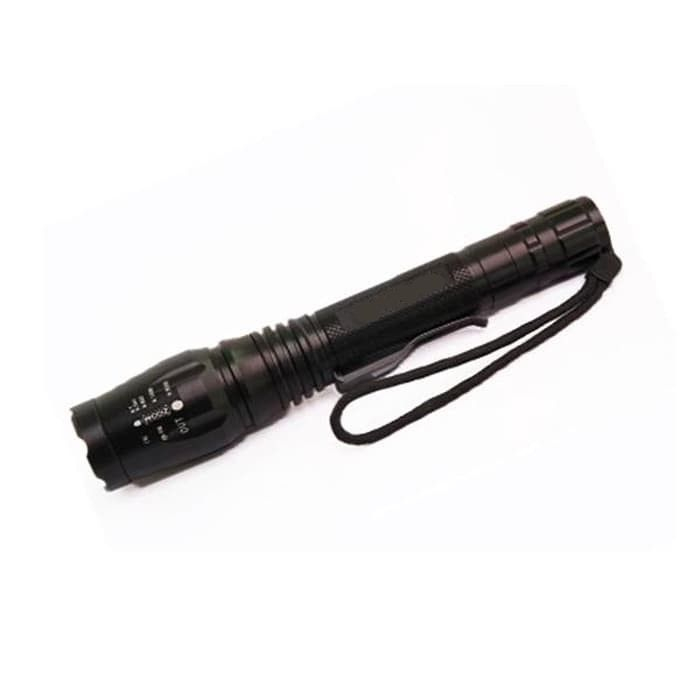 Senter Police SWAT T6 High Power - 2 Baterai 18650 Cas Rechargeable