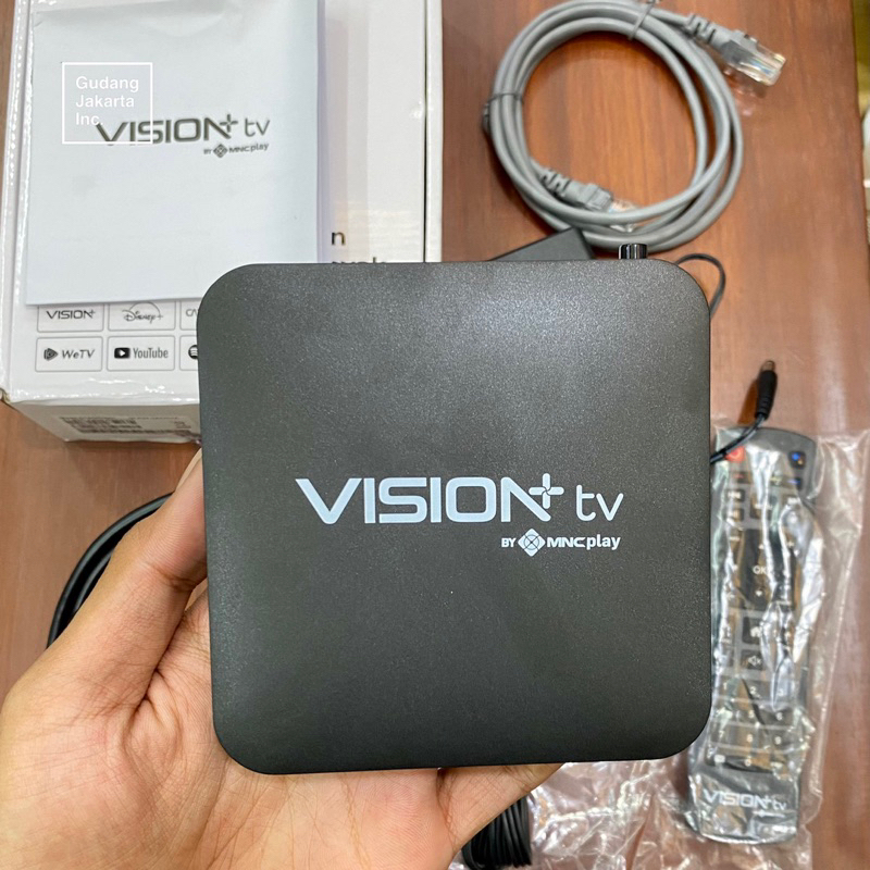 vision+ tv android tv box by mnc play gratis tv nasional