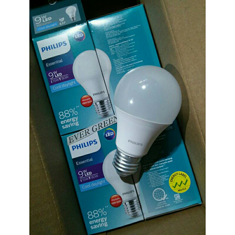 Bola Lampu PHILIPS LED 9 Watt  PUTIH (9W) ... TERUS TERANG . PHILIPS . TERANG TERUS ... ideal u pene