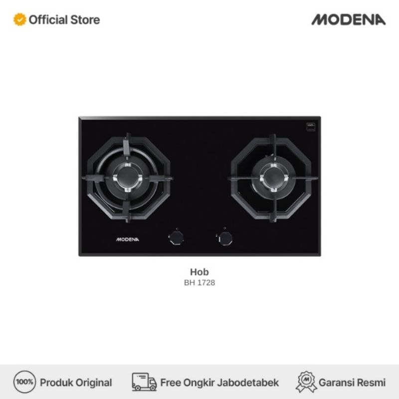 MODENA KOMPOR TANAM GAS 2TUNGKU BH1728