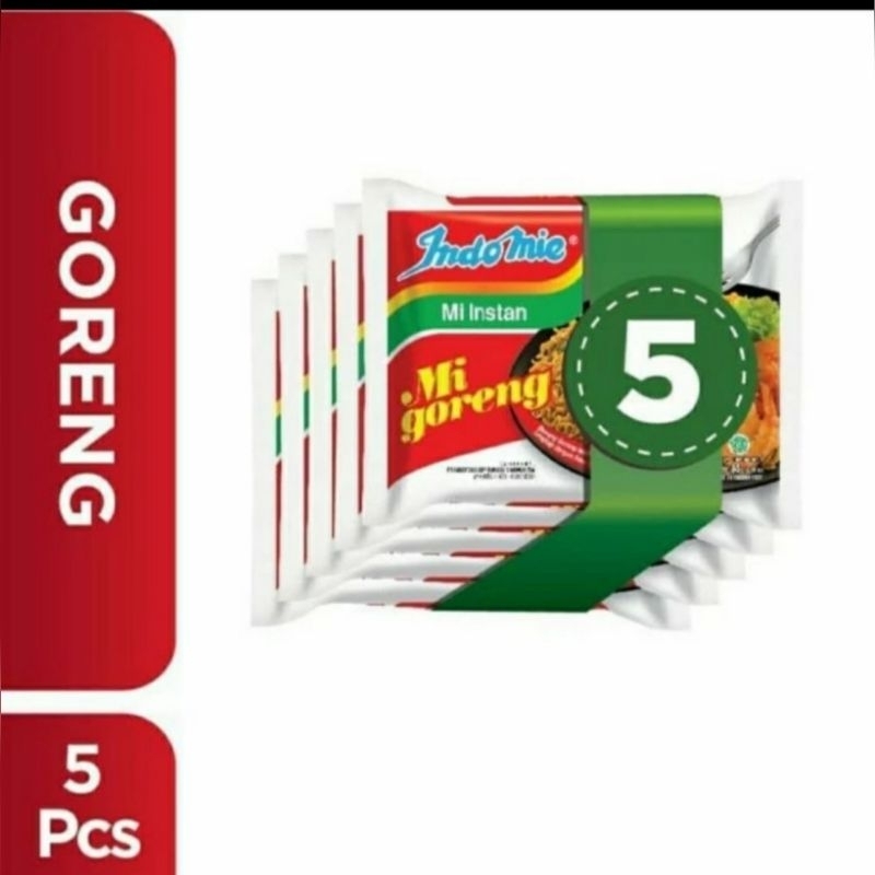 

Bundling Indomie goreng isi 5 pcs